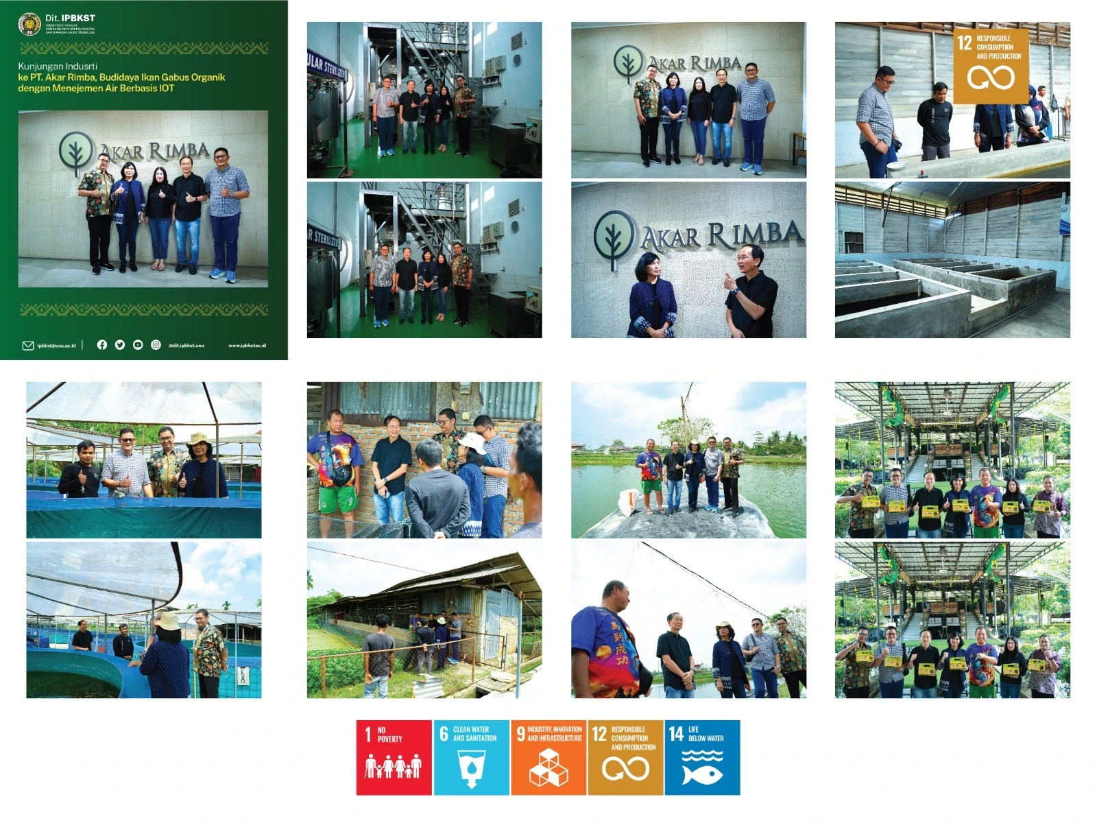 DITIPBKST USU's Industrial Visit to PT.AKAR RIMBA